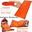 Outdoor Emergency Survival Sleeping Bag Portable Waterproof Reusable Blanket Camping Hiking Survival Rescue Thermal Blanket