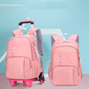 Removable Children School Bags for Baby School Backpack with Wheel Trolley Backpack Kids Luggage Bag Travel Backpack