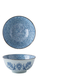 Tableware Set Of High Temperature Underglaze Colored Ceramic Bowl