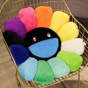 Seven-color Sunflower Cushion Plush Toy