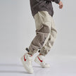 Men Jeans Loose Fit Spliced Design