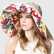 Big-Edge Beach Hat Sun Hat Ladies Sun Hat Summer Sun Protection Hat Sun Protection Foldable Outdoor