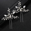 Wedding Jewelry Simple New Bride Headdress Pearl Rhinestone Hairpin Pin Wedding Jewelry Accessories