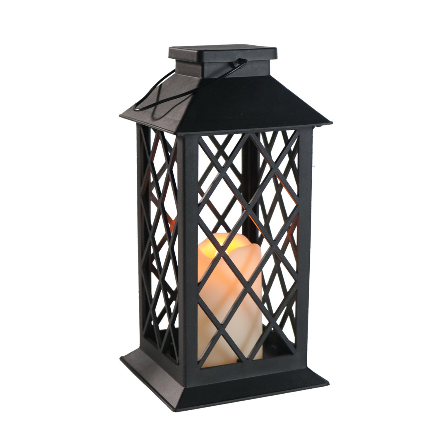 Hollow Courtyard Retro LED Candle Light Garden Decorations