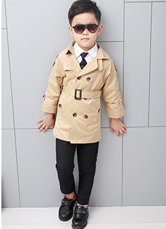 Boys' Windbreaker Casual Children's Mid-Length Coat Children's Clothing