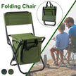 Folding Fishing Chair Backpack Insulation with Cooler Bag Portable Folding Beach Chair Seat Camping Chairs Folding Stool Chair