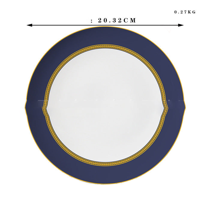 Special Bone China Tableware British Western Steak Plate