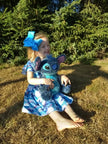 Baby Girls Summer Dress Clothing Girls Stitch Dress Children