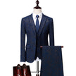 Men's Suit Casual Business Solid Color Two-Button Slim Two-Piece Suit