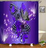 Beautiful Butterfly Fabric Shower Curtain