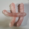 Natural Rose Powder Crystal Polished Massage Stick Sex Stick Sex Toys