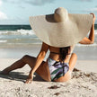 25CM Wide Brim Oversized Beach Hats For Women Large Straw Hat UV Protection