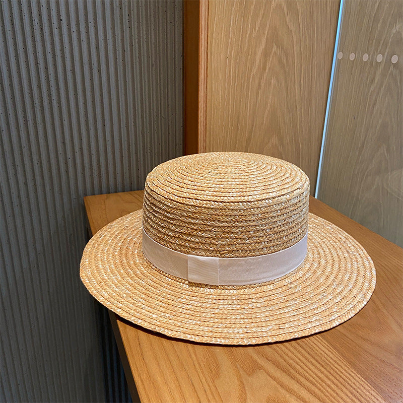 Woven Raffia Straw Hat Female Sunscreen Sunshade