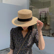 Woven Raffia Straw Hat Female Sunscreen Sunshade