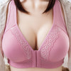 Front Buckle Style No Steel Ring Thin Section Gathered Big Breasted Underwear Women