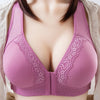 Front Buckle Style No Steel Ring Thin Section Gathered Big Breasted Underwear Women
