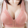 Front Buckle Style No Steel Ring Thin Section Gathered Big Breasted Underwear Women