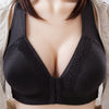 Front Buckle Style No Steel Ring Thin Section Gathered Big Breasted Underwear Women
