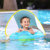 Baby Swimming Float With Canopy Inflatable Infant Floating Ring Kids Swim Pool