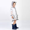 Baby Waterproof Raincoat Polyester Boys Girls Clothes Fashion Rainwear Kid Transparency Jacket Coat Rainwear Children Rainsuit