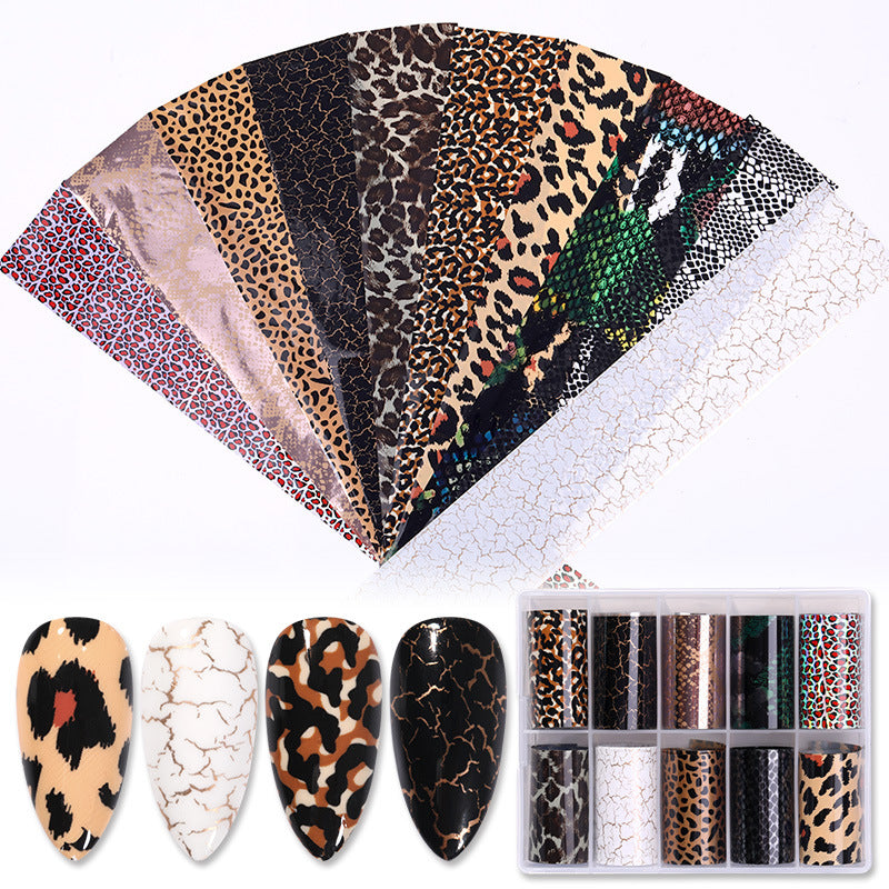 Ins Classic Manicure Nail Sticker Snake Star Set Sticker