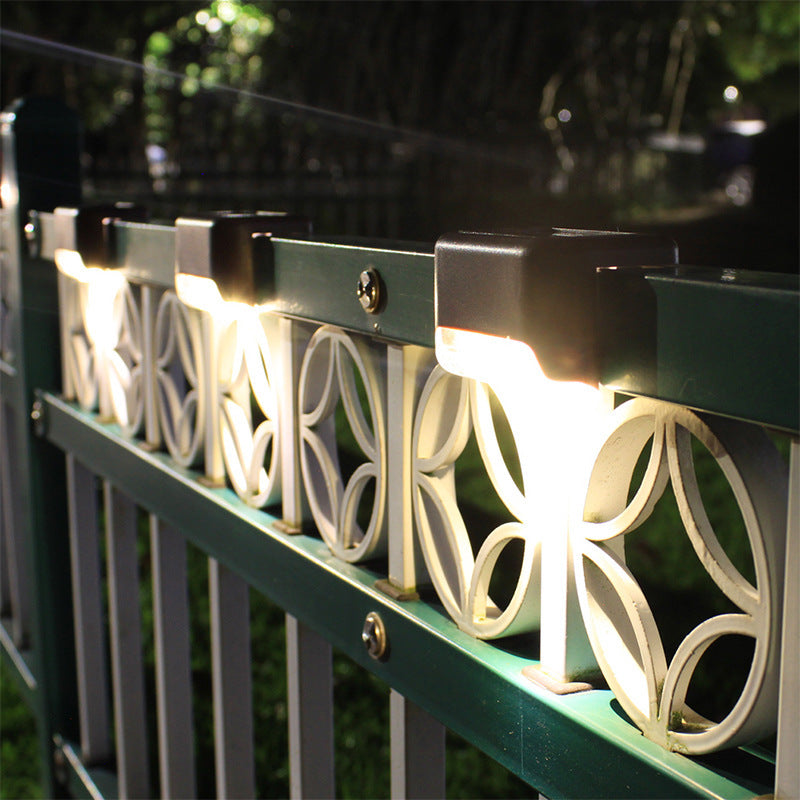 Solar Light 1Led Wall Light Outdoor Garden Wall Light Fence Light Waterproof Landscape Courtyard Solar Ladder Light