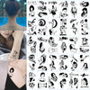 Ukiyo-E Tattoo Stickers Ins Wind Pattern Durable Simulation Tattoo Tattoo Dark Tattoo Stickers