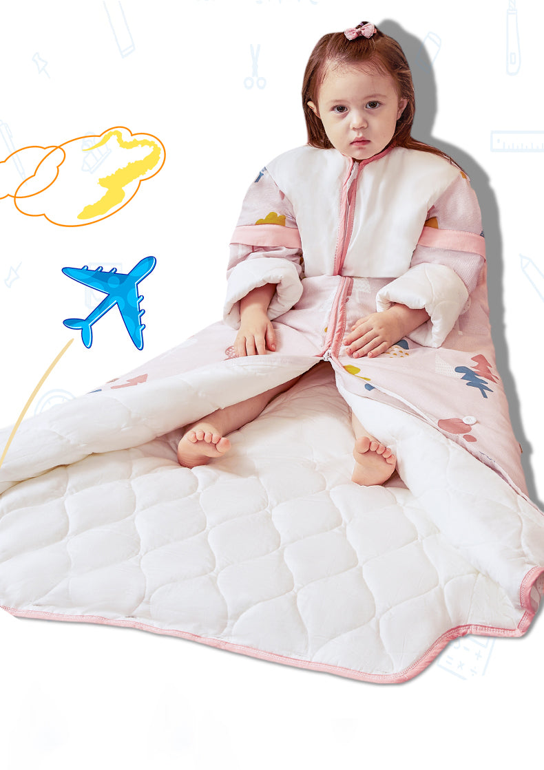 Baby Sleeping Bag baby Spring, Autumn, Winter, Cotton, Summer, Thin, Children, Big Children, Anti-Kick Artifact, Universal In All Seasons