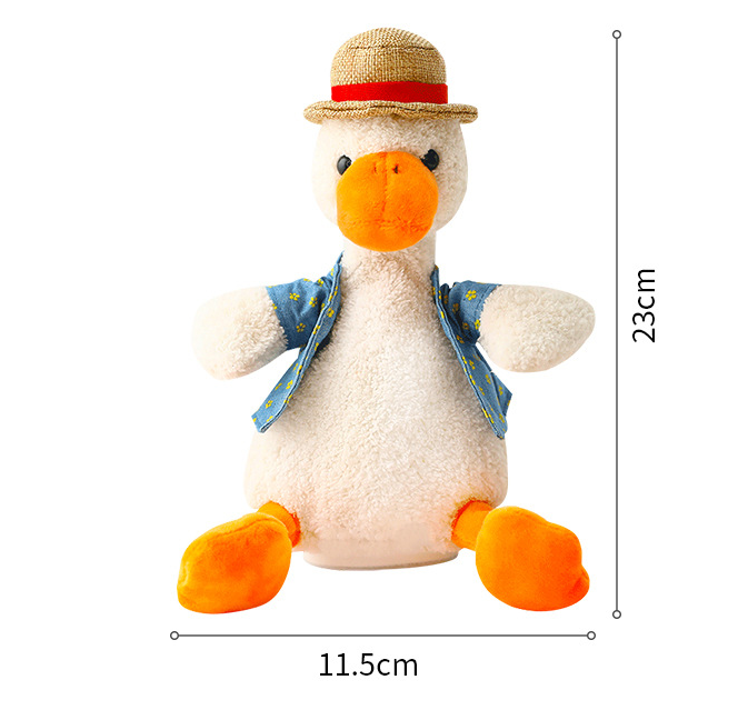 Plush Toy Ragdoll Repeating Duck Doll