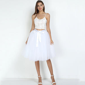 Layered Tutu Tulle Womens High Waist Skirts