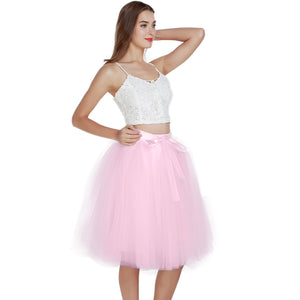 Layered Tutu Tulle Womens High Waist Skirts