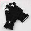 Black Fingertip Colorful Glowing Gloves