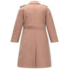 Women's Cashmere Coat Long Side Slit Woolen Coat