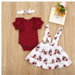 Clothing girl Baby Girls Kids Skirt Romper Clothes