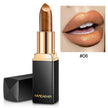 Shiny Metallic Lipstick Pearlescent Color Temperature Change Lipstick Gilt Lipstick