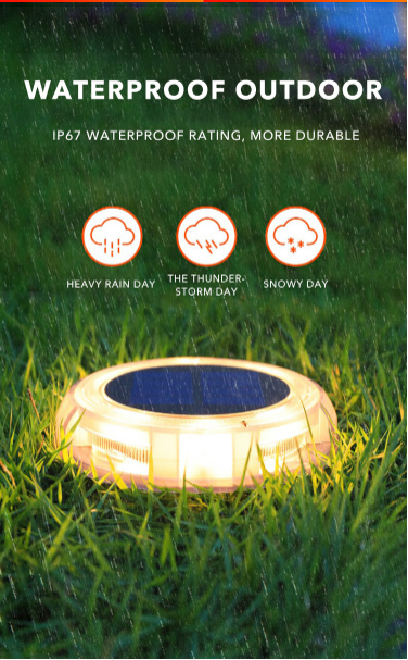 12Led Solar  Light Outdoor Lawn Lamp Garden Light   Step Street