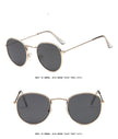 Sunglasses Trendy All-match Color Film Sunglasses Fashion Casual Round Frame Prince Sunglasses