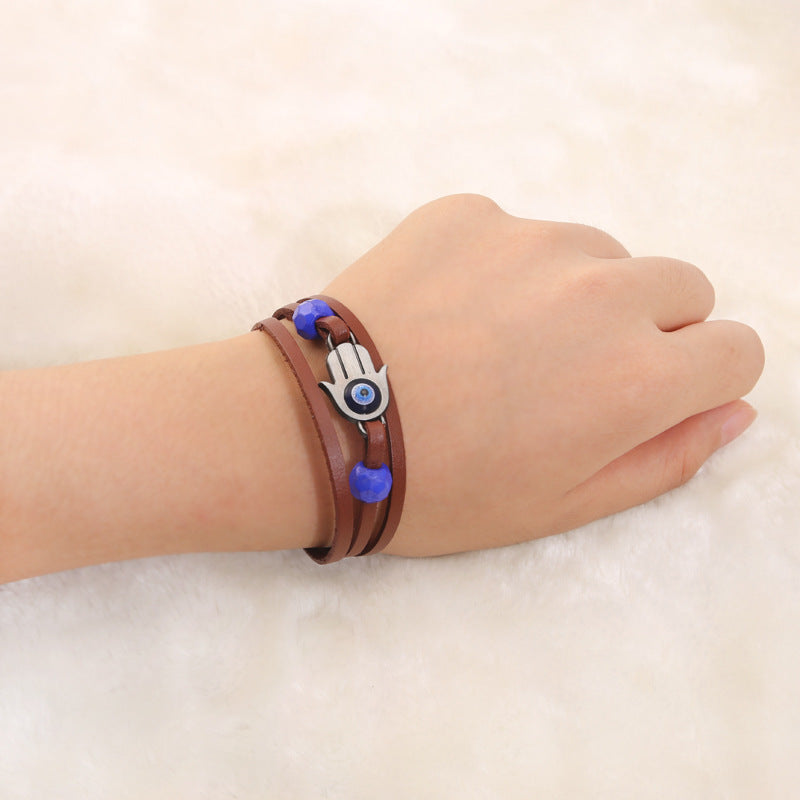 Part II Ellie Dina Bracelet Evil Eye Blue Bead Braceletsx Handmade Jewelry Accessories Gift Women Men