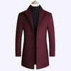 Woolen Coat Men Middle-Aged Men