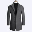 Woolen Coat Men Middle-Aged Men