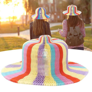 Magic Vase Hat Wholesale Ever-Changing Paper Hat Sun Hat Tourist Attraction