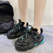 Women Platform Vulcanized Shoes Lace-up Fashion Sports Casual