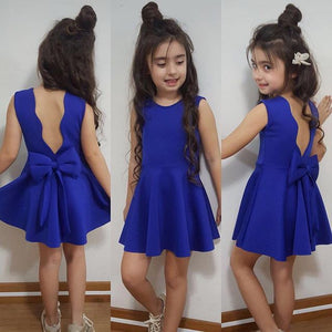 Children'S Clothing   Girls Sleeveless Halter Bow Girl Princess Dress