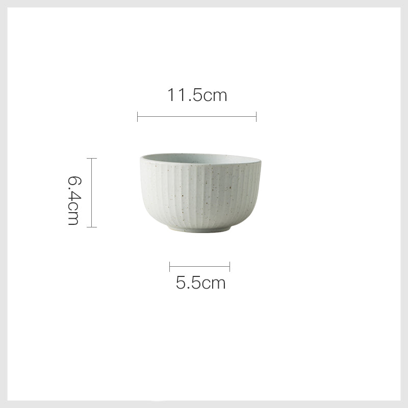 Japanese-Style Tableware Ceramic Bowl Rice Bowl Household Single Soup Bowl Dessert Bowl