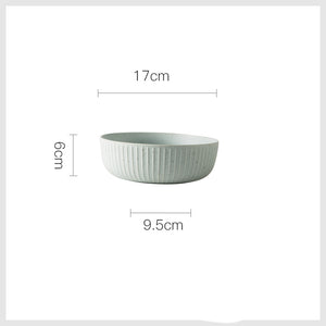 Japanese-Style Tableware Ceramic Bowl Rice Bowl Household Single Soup Bowl Dessert Bowl