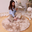 Nordic Round Carpet Silk Wool