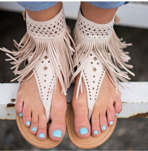 Summer Girl Sandals Flat Thong Shoes Women Big Size