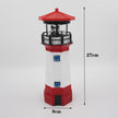 Lighthouse Shape Solar LED Light Garden Fence Yard Outdoor Decoration