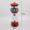 Lighthouse Shape Solar LED Light Garden Fence Yard Outdoor Decoration