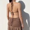 Lace Triangle Scarf Wrapped Chest High Waist Hip Skirt
